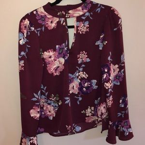 Floral print top!